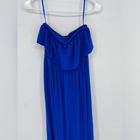 Torrid Challis Strapless Maxi Dress medium - Picture 4 of 11